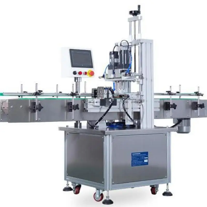 Auto Capper Automatic Capping Machine Lid Cap Sealing Machine Electric Screw Bottle Plastic Glass Hydrogen Peroxide Screwer