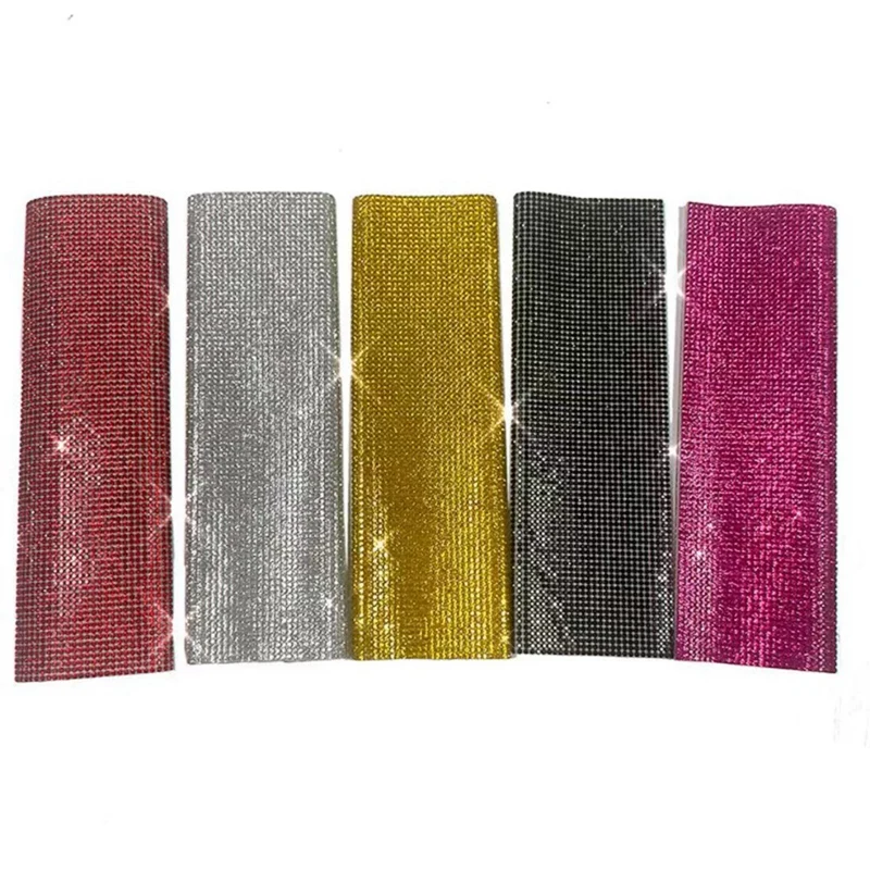 Sparkly Bling Rhinestones Mic Handle Sleeve For Party&TV Show,For Most Wireless Microphones Multicolor