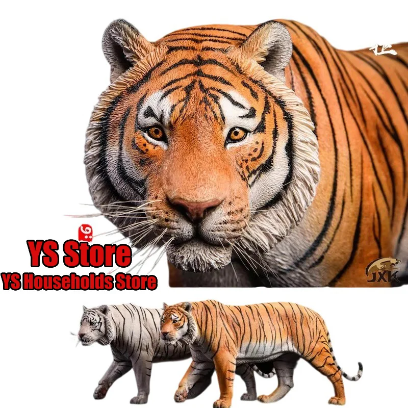 JXK JXK012 1/6 Resina Bengala Tigre Bianca Animale Simulazione Modello Statico Decorazione Giocattoli Per 12 "Action Figure Scena di Casa Ornamento