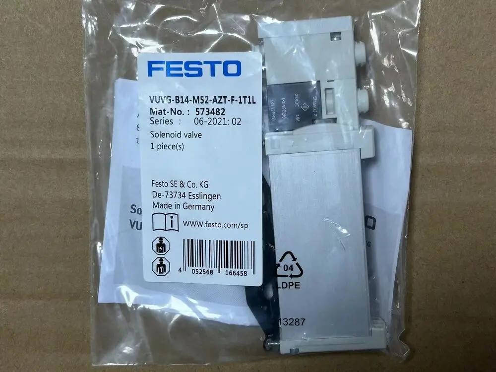 

1 PCS FESTO solenoid valve VUVG-B14-M52-AZT-F-1T1L 573482