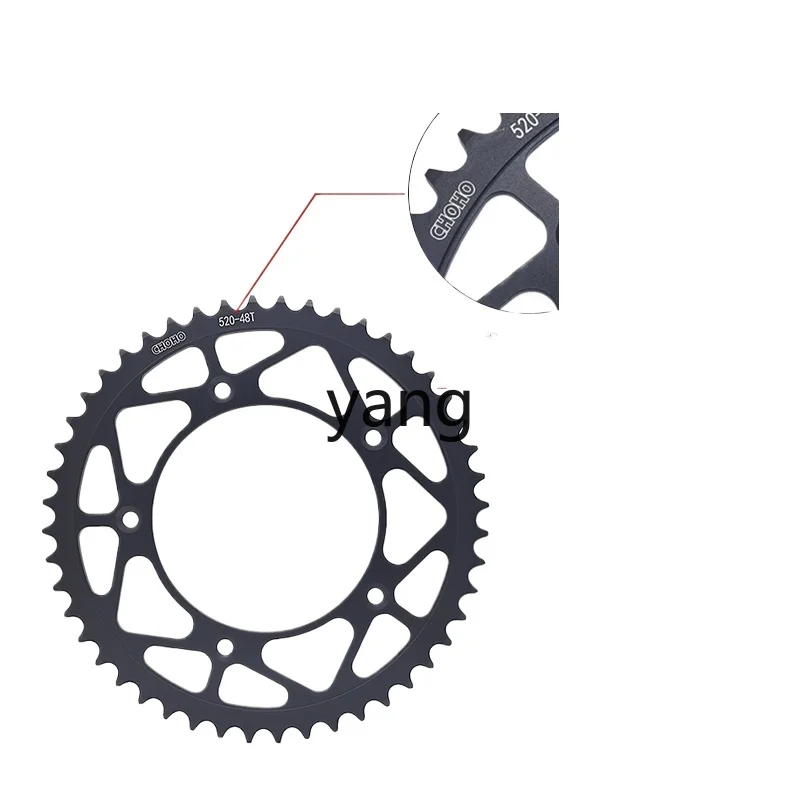 

Yjq motorcycle oil seal chain silent noise reduction size tooth plate three-piece set chain