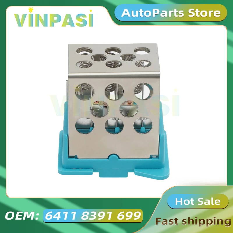 

Blower Motor Resistor Fan Heater Unit Suitable for BMW 5 7 Series E32 E34 525i High Quality Blower Speed Resistance 64118391699