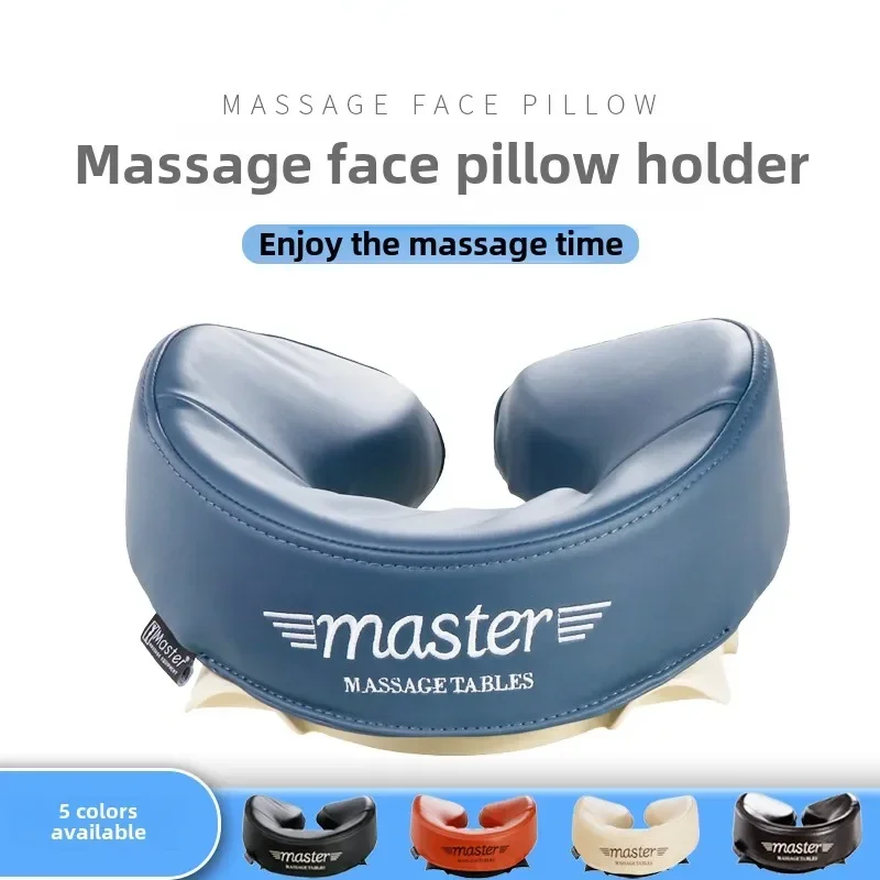 Massage Head Rest for Bed Beauty Pillow, Adjustable Angle Sponge Head Support for Massage,Head Face Neck U-shaped Massage Pillow