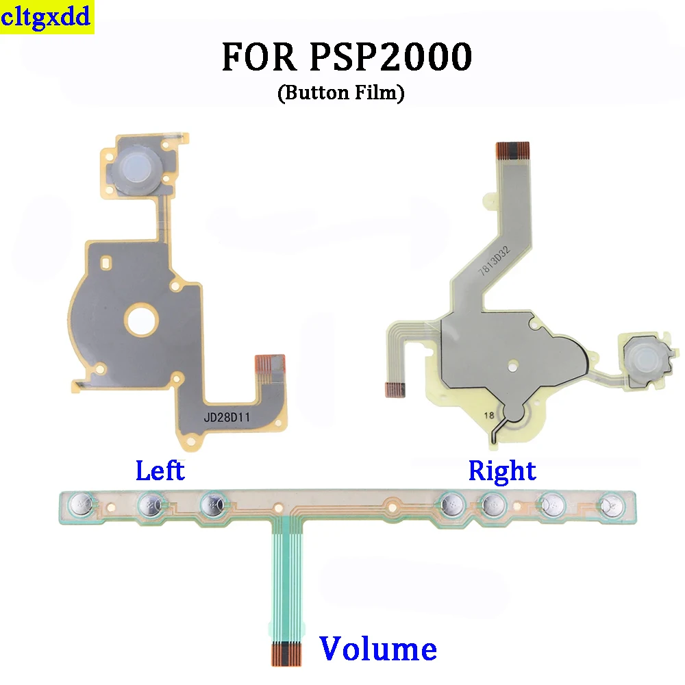 Cltgxdd 3-in-1 High Quality FOR PSP2000 Direction Cross Button Left Click Volume Right Click Ribbon Cable PSP2000 Flexible Cable