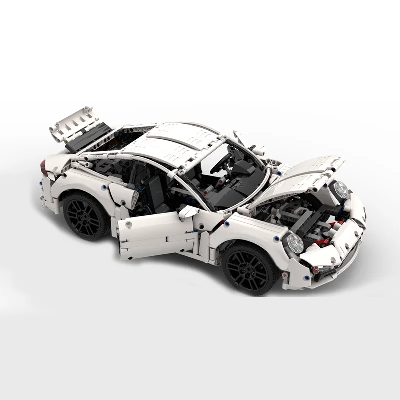 1687pcs Moc การวิเคราะห์ Porscheed 991 Carrera Supercar ชุดอาคารบล็อกของเล่น DIY ASSEMBLY Racing อิฐเด็กคริสต์มาสของขวัญ