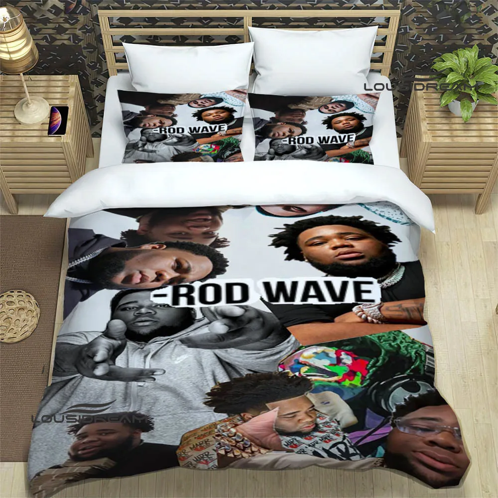 Rapper rod wave Printed Bedding Sets exquisite bed supplies set duvet cover comforter set bedding set luxury birthday gift