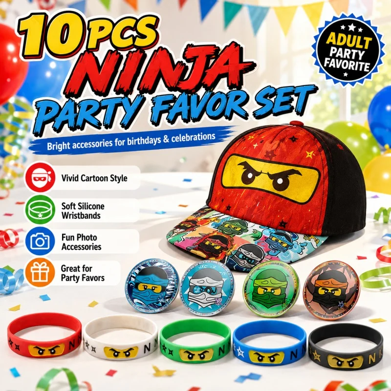 Ninja Combination Festival Theme Bachelorette Birthday Party Decoration Disposable Set Indoor Outdoor Celebration Style