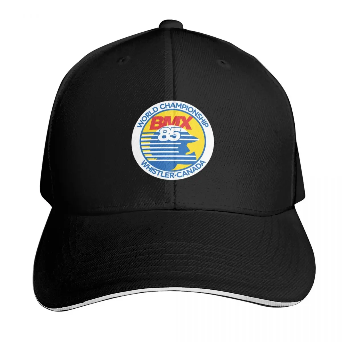1985 BMX World Championships Whistler Canada Baseball Cap Gift for Him Her Casual Daily Wear Quick Dry Performance