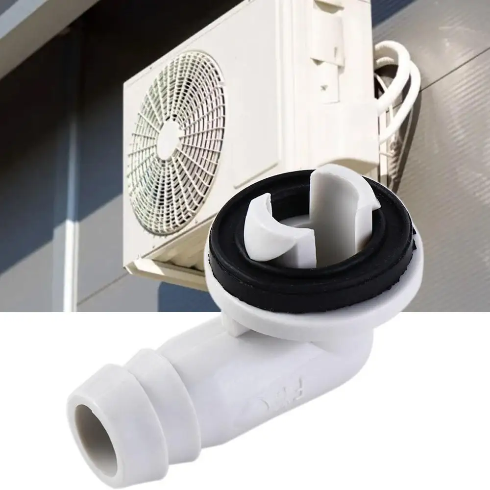 Sturdy Durable Elbow Fitting Drain Hose Connector Air Conditioning Drainage Tool Drain Pipe Connector