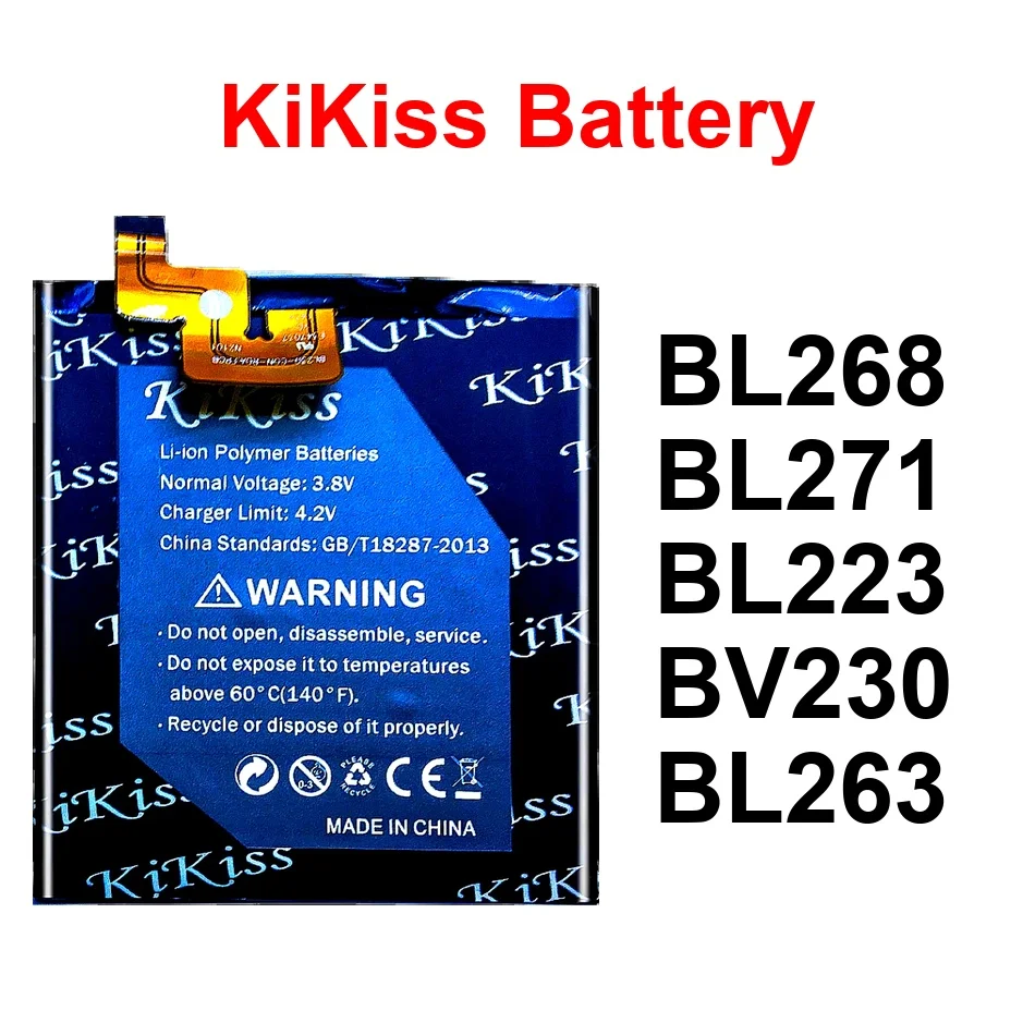 

Аккумулятор для мобильного телефона с длительным сроком службы BL268 BL271 BV230 4200-5400 мАч для Lenovo Vibe Zuk Z2 Xzuk Z2131 Pro Edge