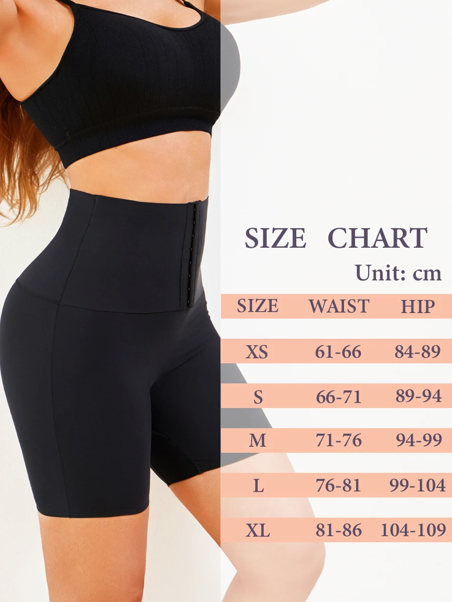 1 шт., бесшовные шорты для похудения с высокой талией и застежкой на передний крючок, трусики для коррекции фигуры, нижнее белье для контроля бедер