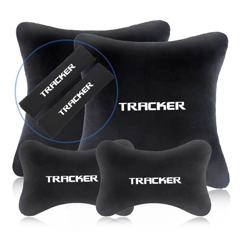 Car Neck Pillow Seat Headrest Lumbar Spine Protectio  Throw pillow for Chevrolet Tracker Car Accessories