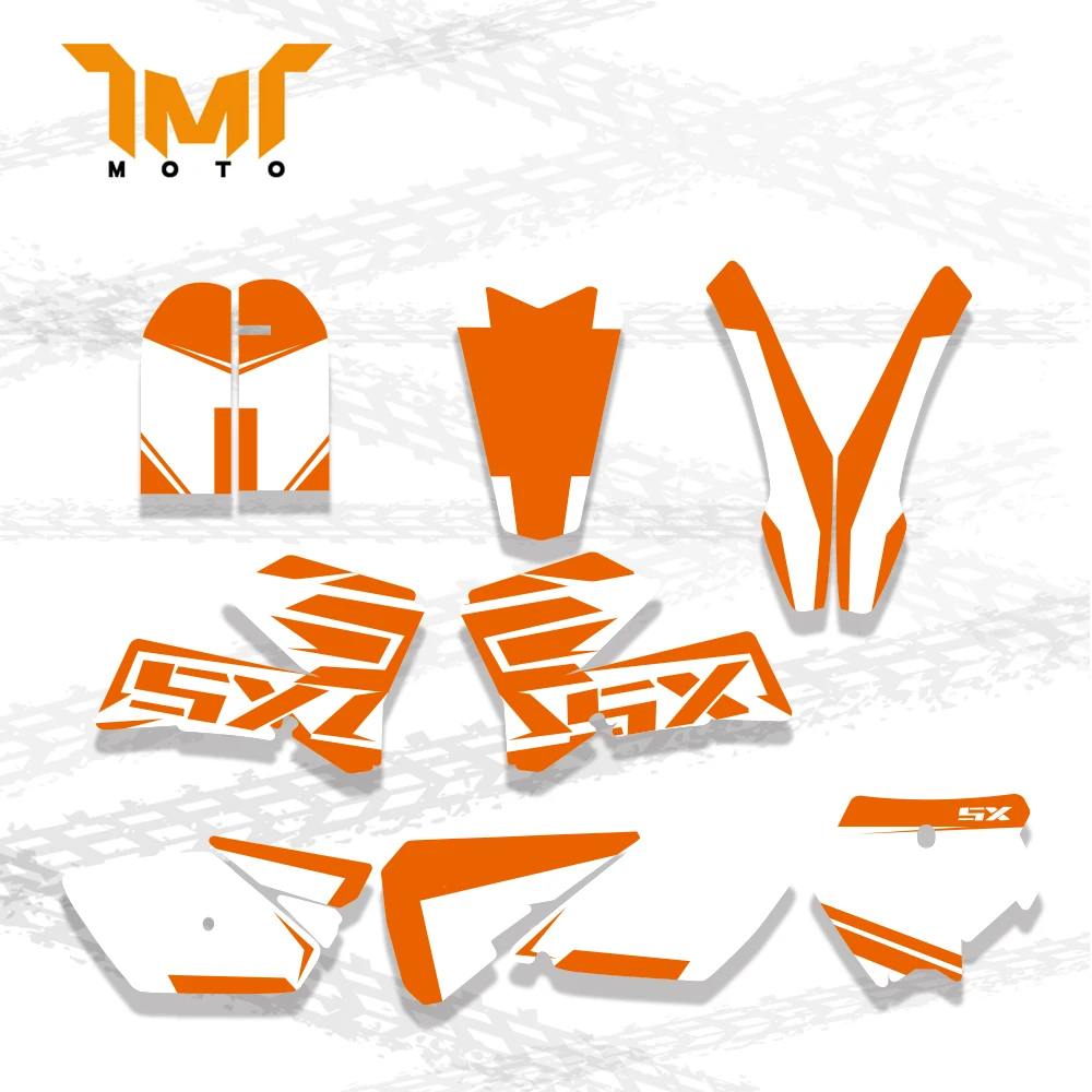 

TMT New TEAM GRAPHICS & BACKGROUNDS DECAL STICKER Set For KTM SX 85 SX85 85SX 2006 2007 2008 2009 2010 2011 2012 Personality