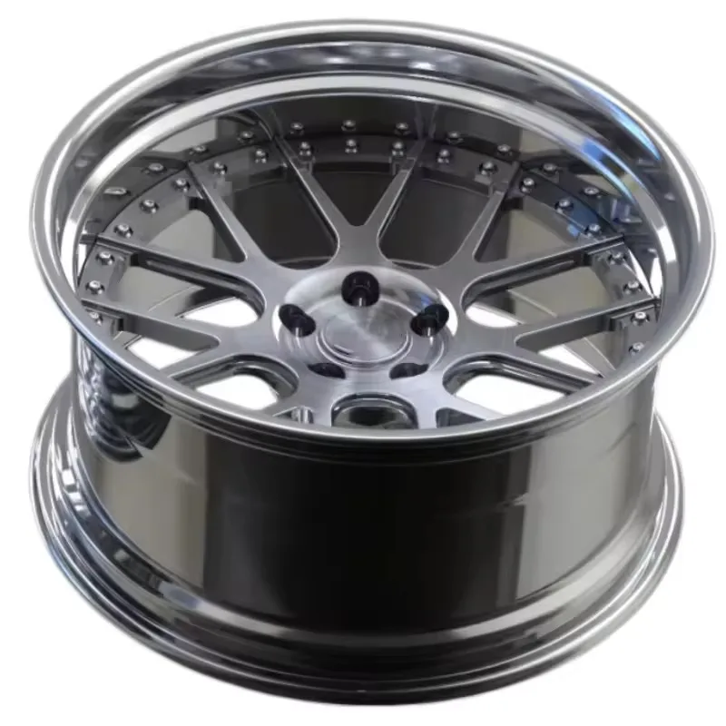 High Performance 2-Piece Forged Polished Wheel Hubs 18/19 Inch 5X112/5X120 Aluminum Alloy New Arrival