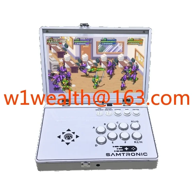 Arcade Outdoor Fighting Home Joystick Game Console Nostalgic Desktop Portable Folding Double One Moonlight Treasure Box