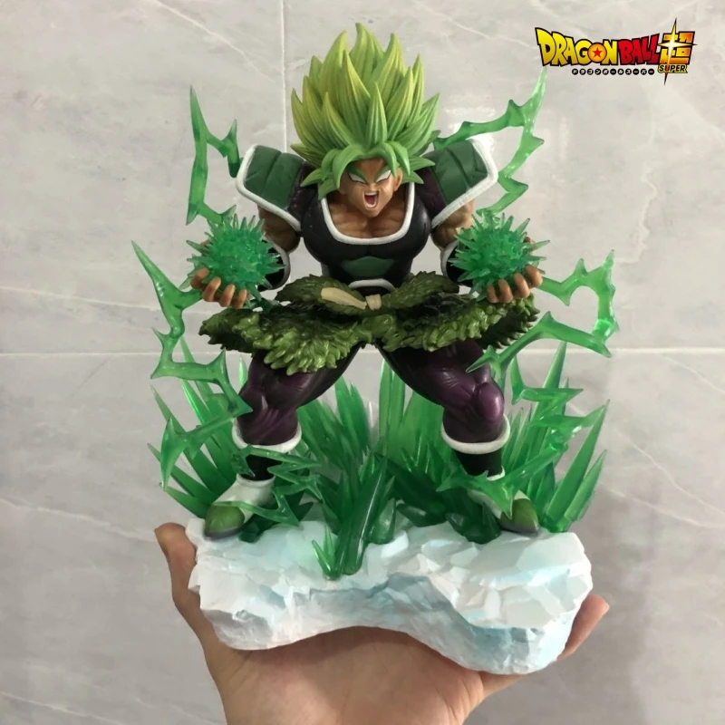 

25cm Dragon Ball Anime Figure Broli Super Saiyan Action Figure Broly Home Decoration Ornament Kids Gifts Action Statue Pvc Model