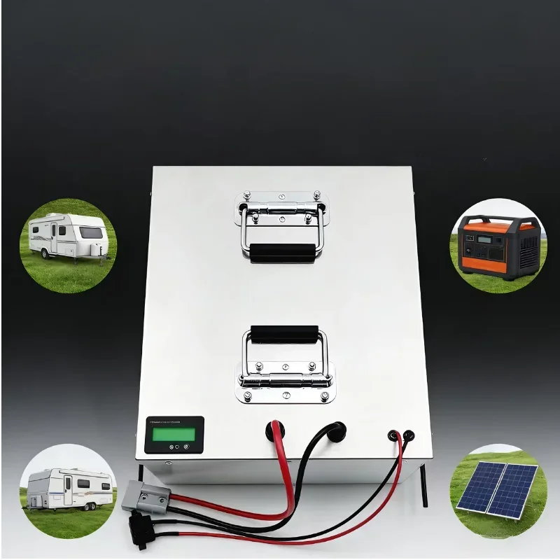 72V LiFePO4 Battery 50Ah-350Ah Rechargeable Deep Cycle Battery Pack | Built-in BMS | Include Charger | Wide Application for Sola