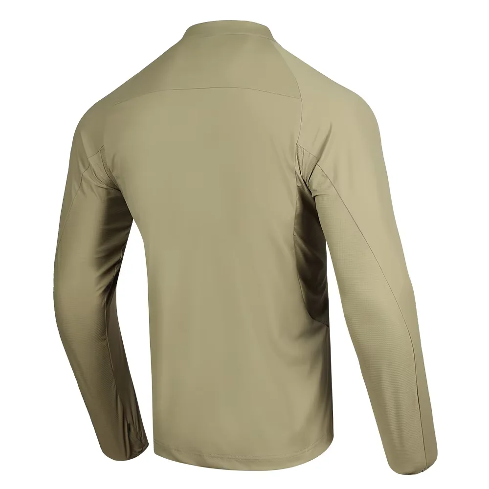 Emersongear Blue Label Hunter Ochrona przeciwsłoneczna Koszulka polo z długim rękawem Codzienne topy Tshirt Fitness Ergonomiczna elastyczna koszulka UPF100+ — zdjęcie 3