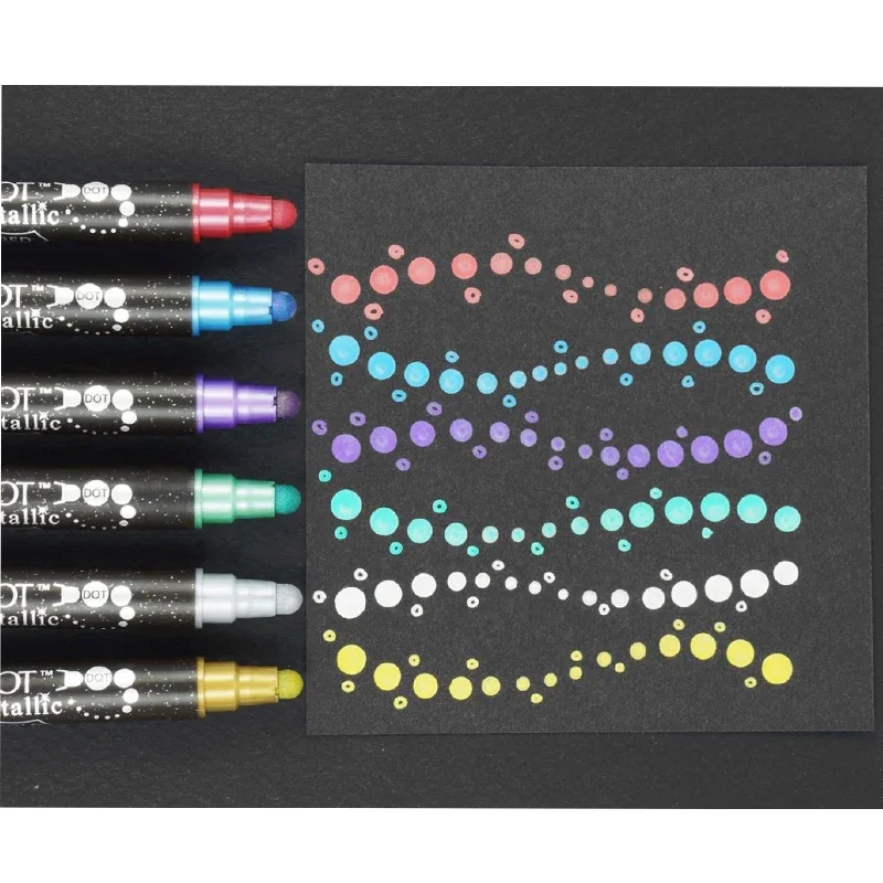 Japan Zig KURETAKE  CLEAN COLOR DOT  Double Tip Watercolor Pen New Metallic Color Round Stamp Marker  TC-6100 Soft Colors