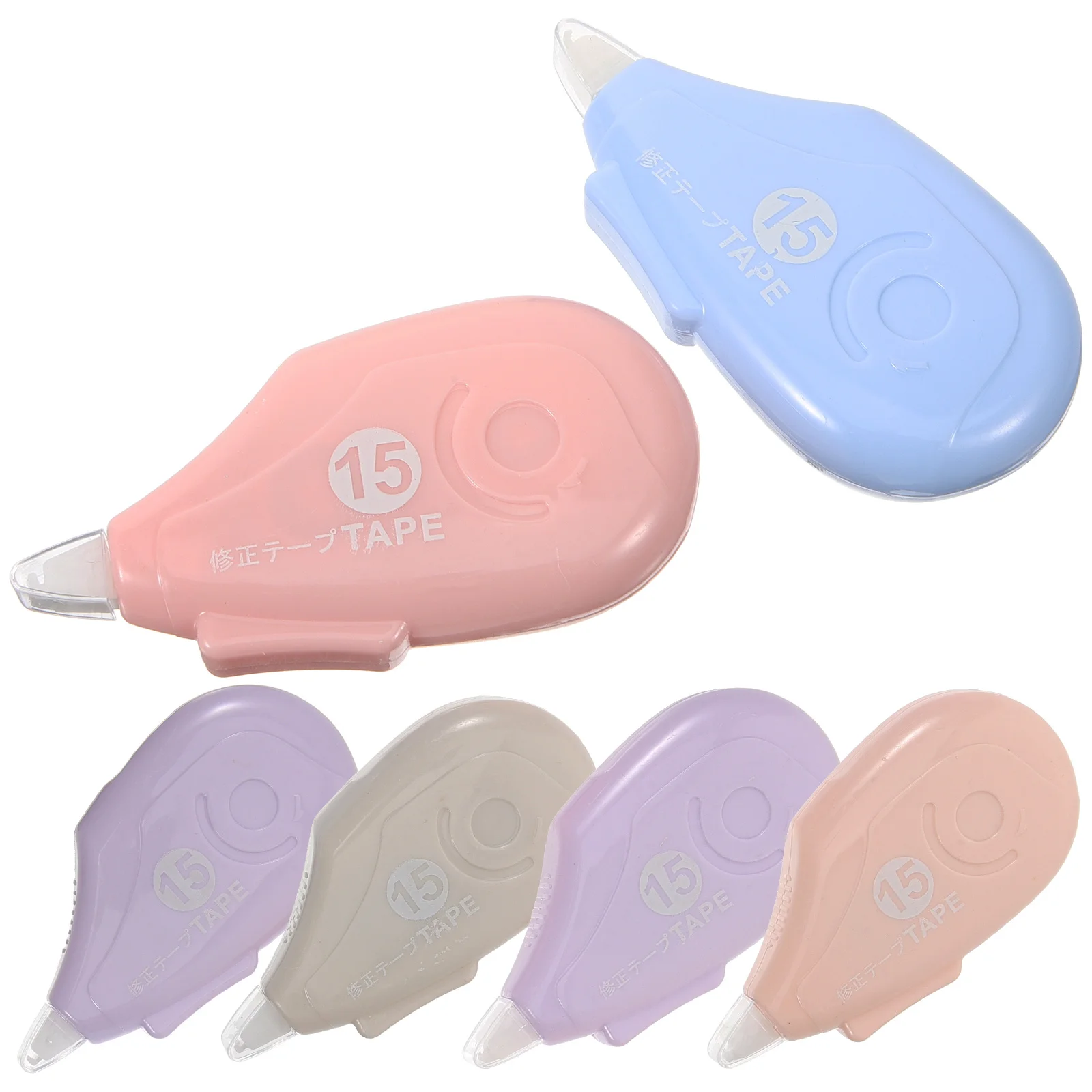 COHEALI 6 sztuk Korektor w Taśmie Klej Szybkoschnący Czyste Pisanie Artykuły Szkolne Biurowe Domowe