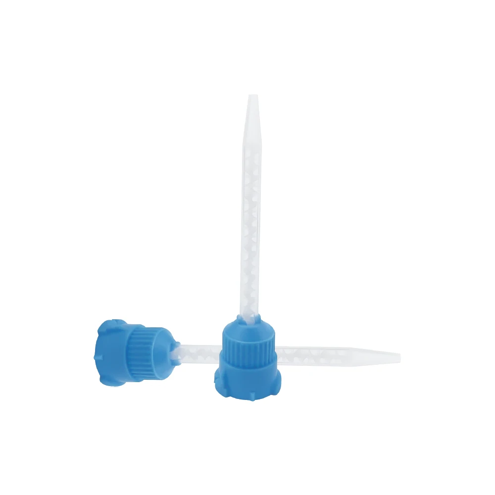 

Dental Silicone Mixing Tips Blue 1:1 Lab Disposable Dental Tool For Impression Material Rubber Conveying Mixing Head Tube 50pcs