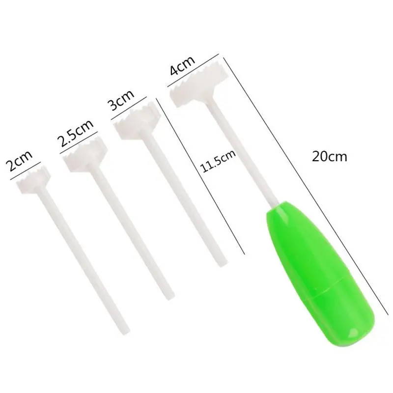 Vegetable Drill,Digging Corer and Spiralizer Cutter with Handle Set Replaceable Head Digging Tools for Making Stuffed Vegetables