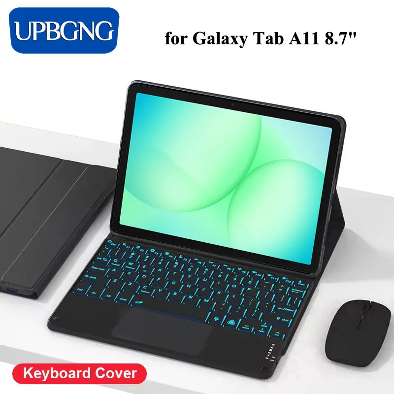 

Touch Backlight Keyboard Case for Samsung Galaxy Tab A11 8.7 Inch Wireless Bluetooth Keyboard Cover for Galaxy Tab A11 8.7" Case