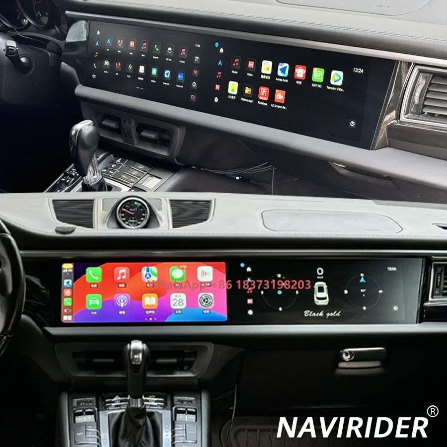 

12.3Inch Dual screen Android Carplay For Porsche Macan 2011-2017 Car Multimedia Video Player GPS Navigation Radio 4G Head Unit