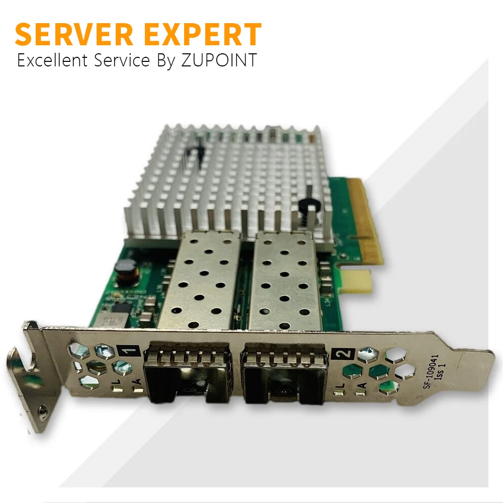 Imagem -03 - Controlador de Interface de Rede Porta Dupla 10gbps Adaptador Ethernet Sfp Mais Pcie Sfn7122f Sfc9120 S7120 Sf432101 Solarflare-sfn7501