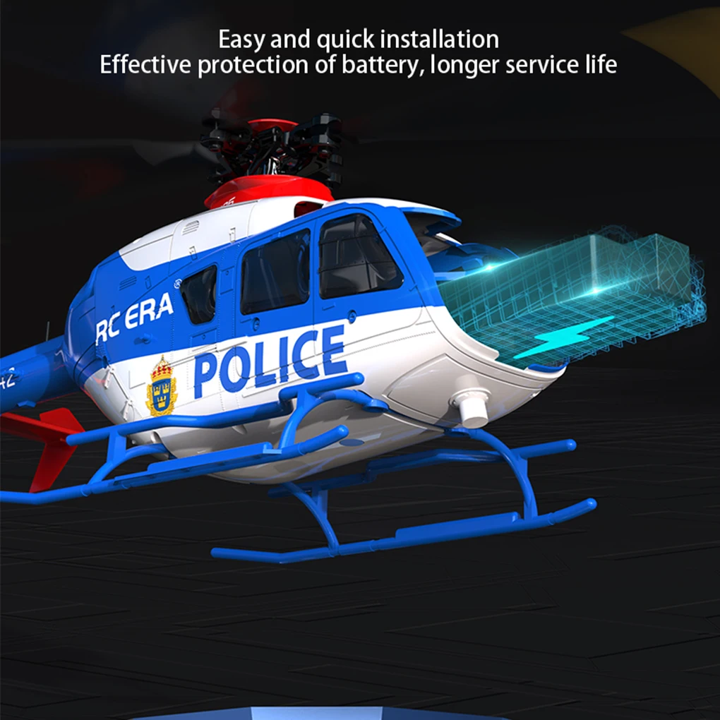 Helikopter RC C123 1/32, 6-kanałowy, dwu silnikowy bezszczotkowy, z bezpośrednim napędem, jednowirnikowy, bez stabilizatora, z optycznym systemem 3D, EC135