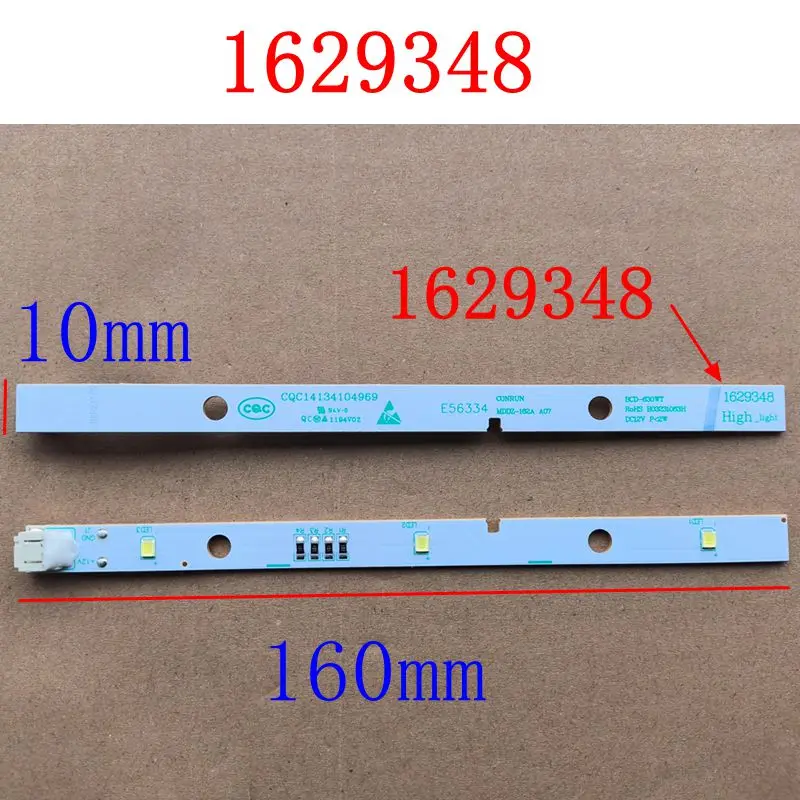 LED Light Strip bar for RONGSHENG/ HISENSE Freezer Refrigerator MDDZ-162A A04 1629348 DC12V 2W CQC14134112291