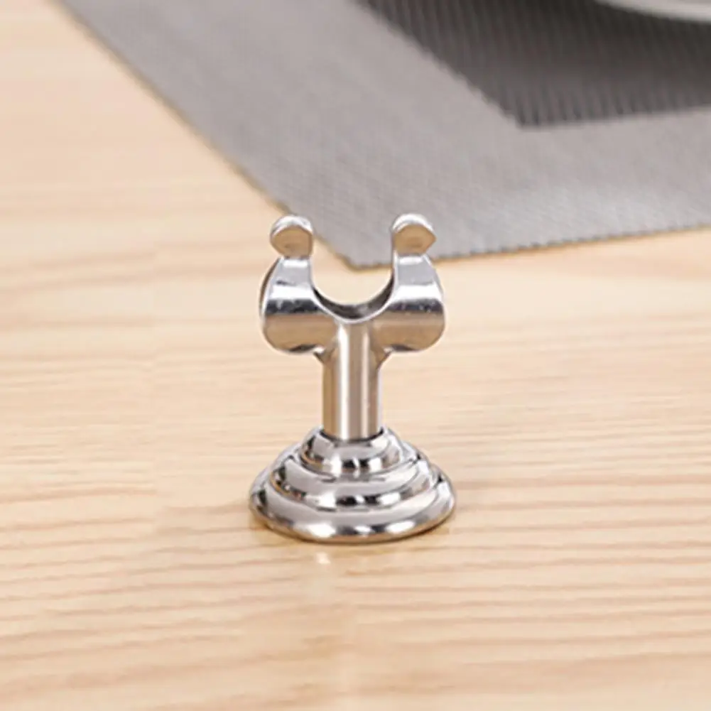 U Shape Mini Table Card Holder Decorative Stainless Steel Strong Grip Table Number Holders Table Menu Stand Desktop Accessories