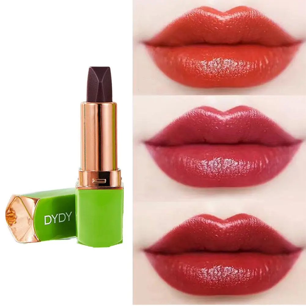 Matte Three Tone Waterproof Lipstick Long-lasting High-Pigment Color Lipsticks Gradual Lipliner Change Bitten-lip Color Lip E3S9