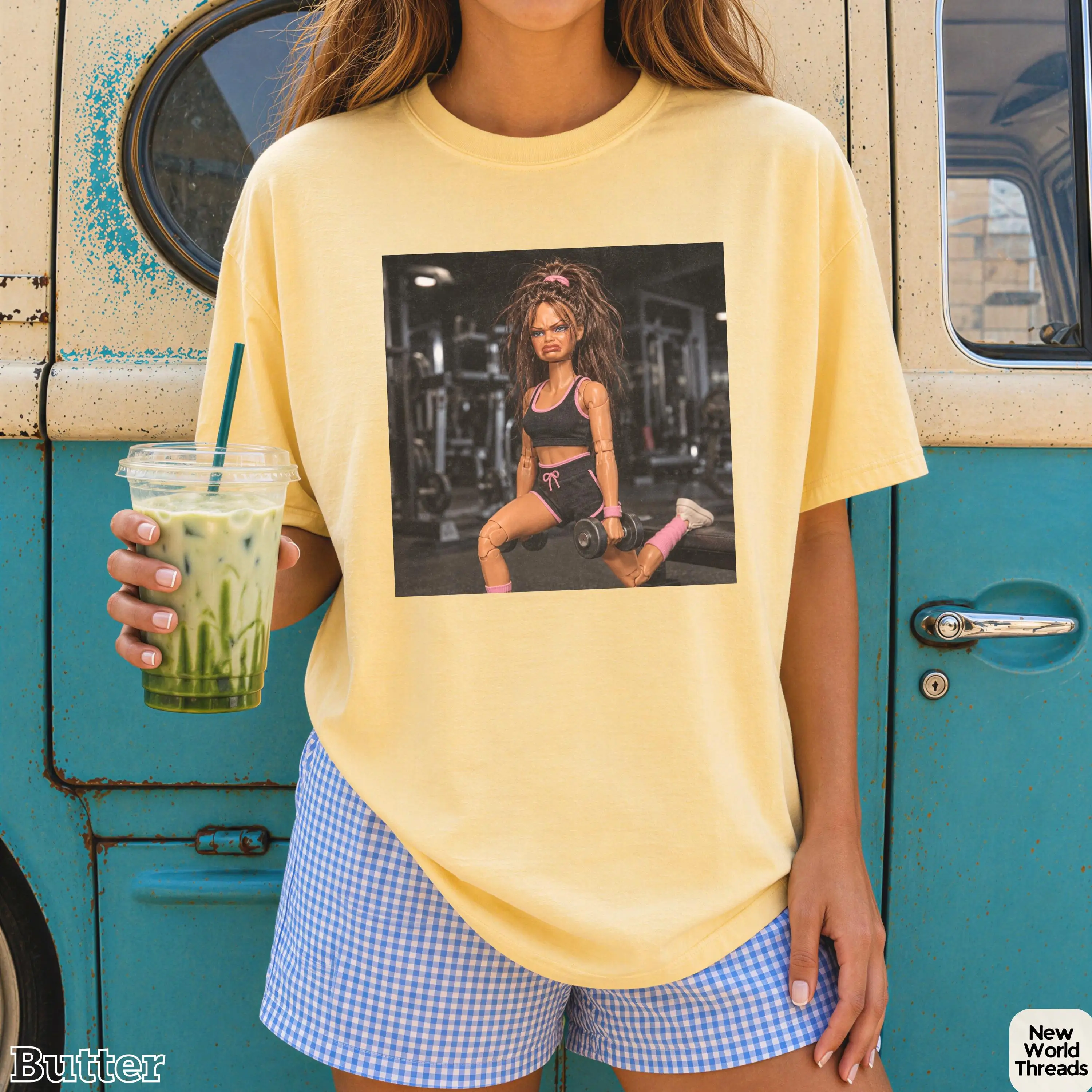 Workout Doll Face Meme Shirt: Leg Day Disgusted Doll Meme Tee, Unhinged Gym Doll Tshirt