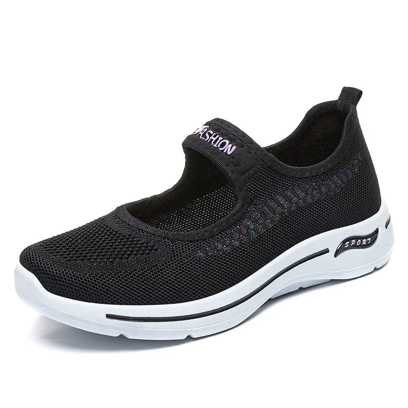 Women\'s Vulcanize Shoes Summer Soft Women Casual Shoes Comfortable Slip-on Female Sneakers Outdoor Anti-slip Tennis 2023