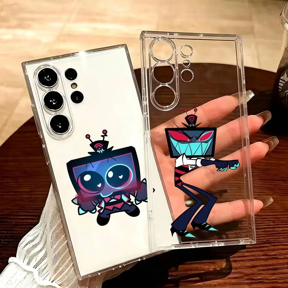 Vox H-Hazbin H-Hotel Phone Case For Samsung S25,24,23,22,21,20,30,Ultra,Plus,Fe,Lite Transparent Cover
