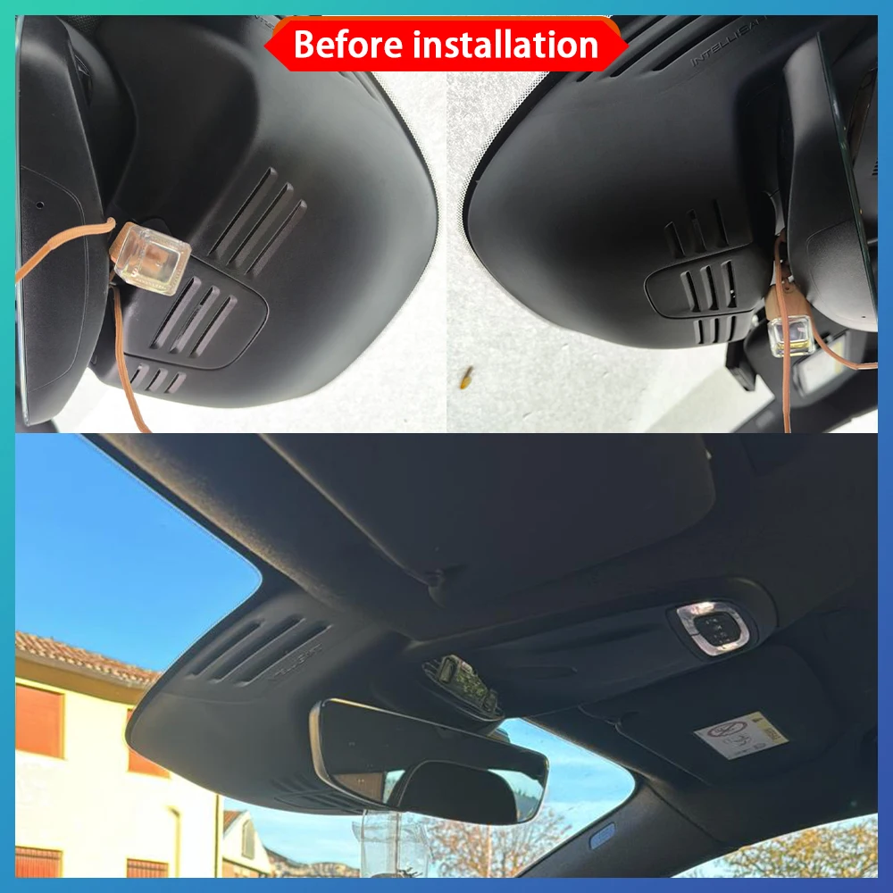 ZJCGO for Volvo XC40 2017 2018 2019 2020 2021 2022 4K Wifi 2160P DVR  Car Video Recorder Dash Cam Front Rear Camera Parking Mode