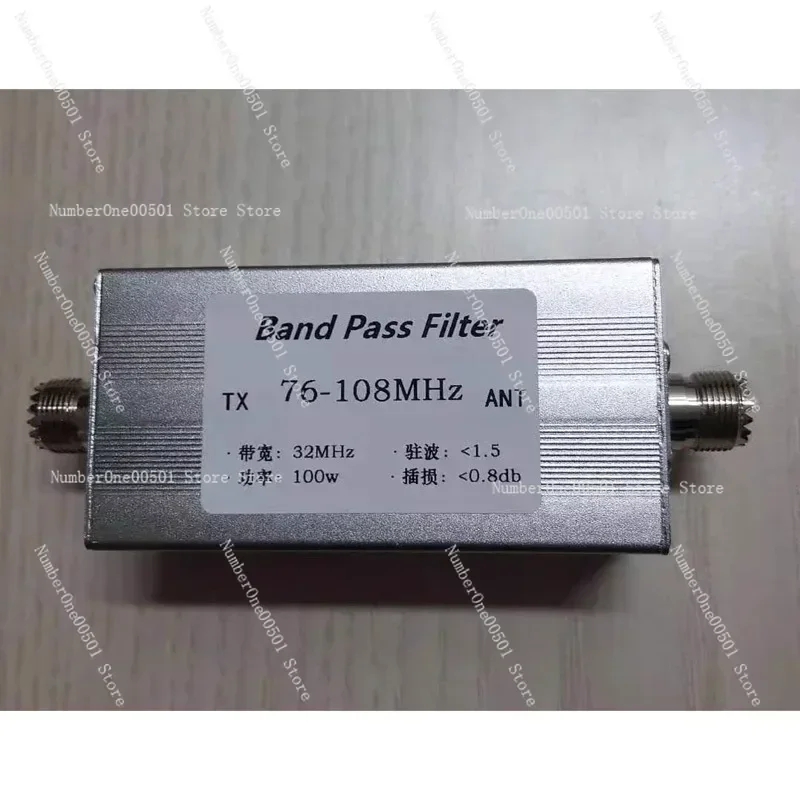 

76MHz To 108MHz High Performance Bandpass Filter BPF M Mother Socket Interface Optimized for VHF Frequency Band