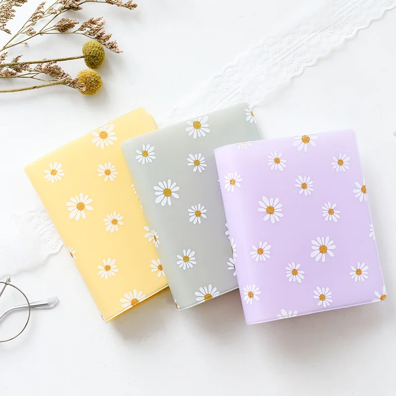 64 Pockets Book Album For Fujifilm Instax Mini 12 11 40 25 50s 90 Liplay Evo Mini Films 3 Inch Photo Paper Daisy Jelly Gradient