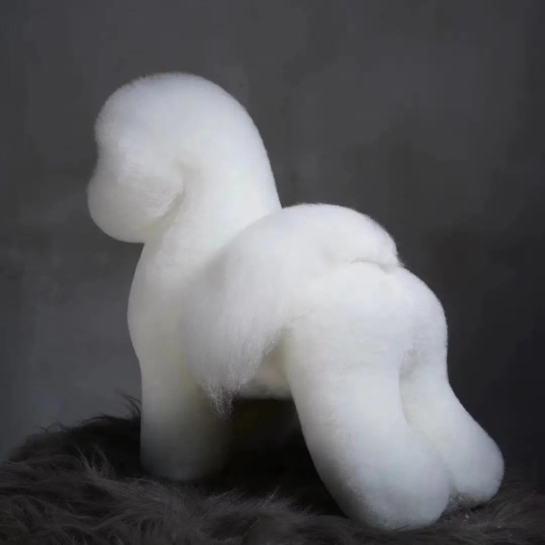 Pet Grooming Modle Dog Bichon Mannequin Only  For Display Groomer practice