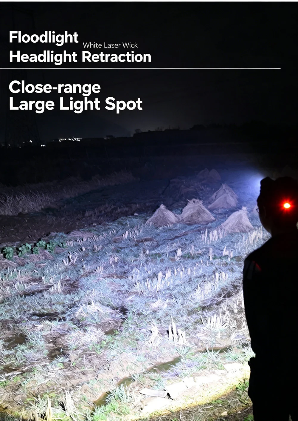 860000000LM Ultra Leistungsstarke LED-Stirnlampe Superhelle Langstrecken-Stirnlampe 4500M Wiederaufladbare Kopflampe Angeln Jagd – Detail 6