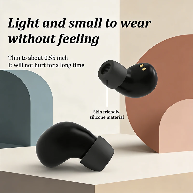 SK19-True Wireless Bluetooth Mini Headphones, Compatible with Bluetooth 5.3 Standard, Featuring Noise-Cancelling Stereo Effect image 3