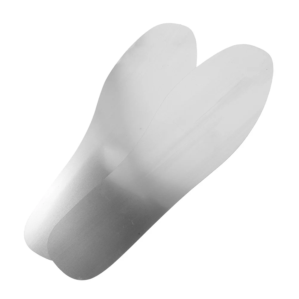 1 زوج مكافحة مسمار ثقب مقاومة نعال الحذاء الفولاذ المقاوم للصدأ قوي استبدال إدراج للعمل التنزه الرياضة في الهواء الطلق الرجال