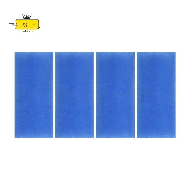 A23E-4Pcs Airbrush Hobby Airbrush Spray Booth Filter Polyester Booth Replace Filter Fit For Master