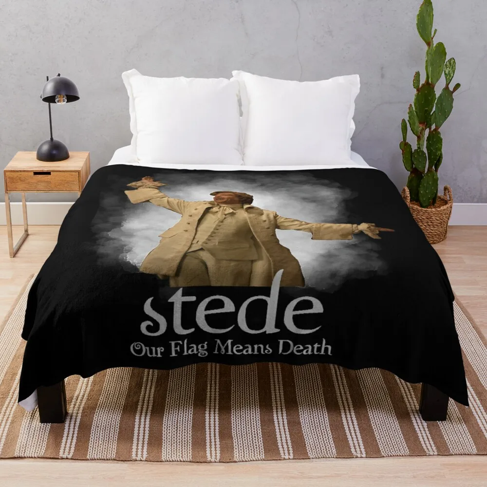 Team Stede (Blackbeard OFMD) Throw Blanket Bed Fashionable manga Loose Cute Blankets