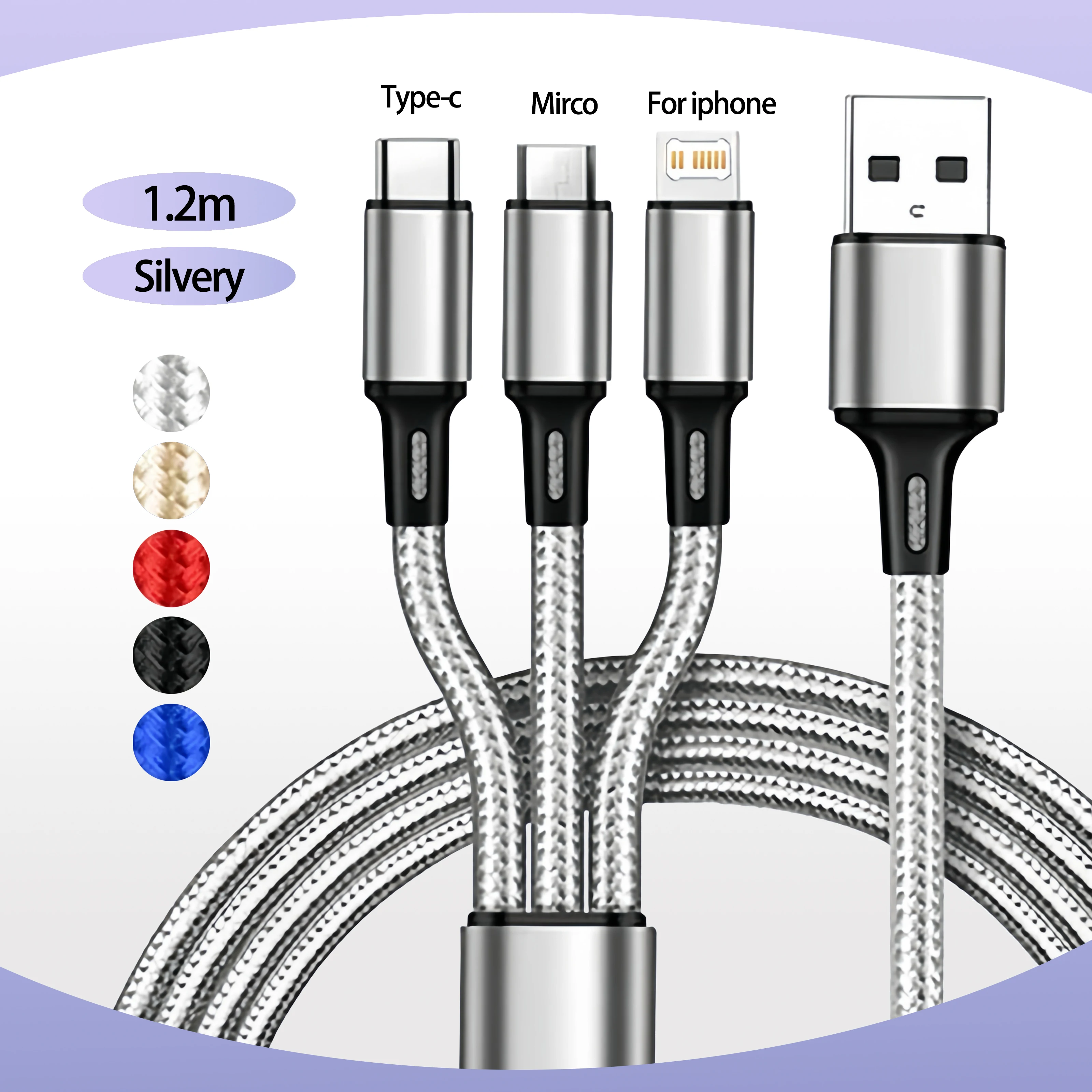 3 In 1 Usb Fast Cha…