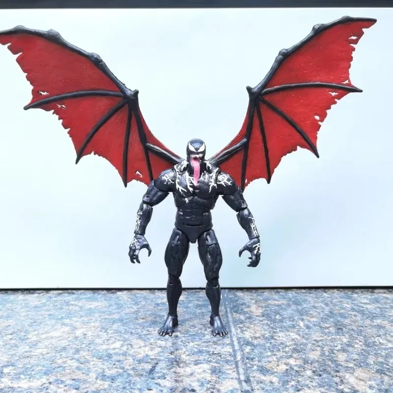 

Hot 20cm Marvel Venom Winged Symbiote Action Figure Super Articulated Joints Movie Version PVC Collectible Toy Gift Desk Decor