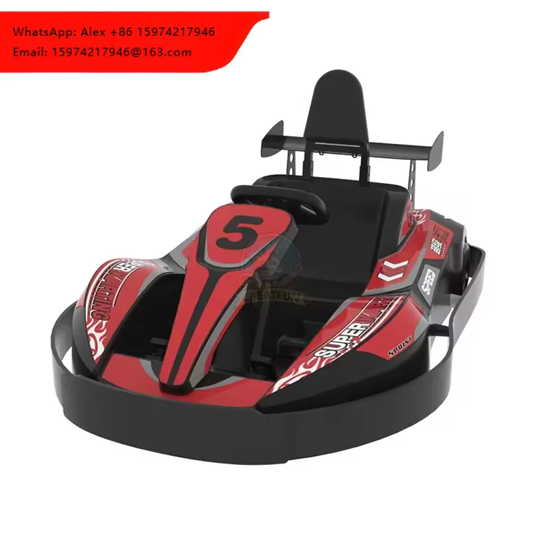 High Quality 24V Plastic Kids & Adult Crazy Kart Outdoor Voice Control Go Drift For Playground Amusement Park Shopping Mall Use