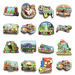 South America Venezuela Margarita Caracas Fridge Magnet Message Sticker Decoration Magnetic Refrigerator