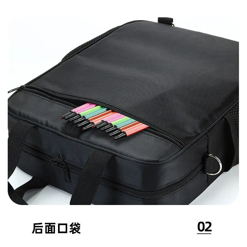 

Mingchao Tutoring Handbag Book Elementary, Middle, High School Students Large Capacity Crossbody Bag For Boys And Girls Ani